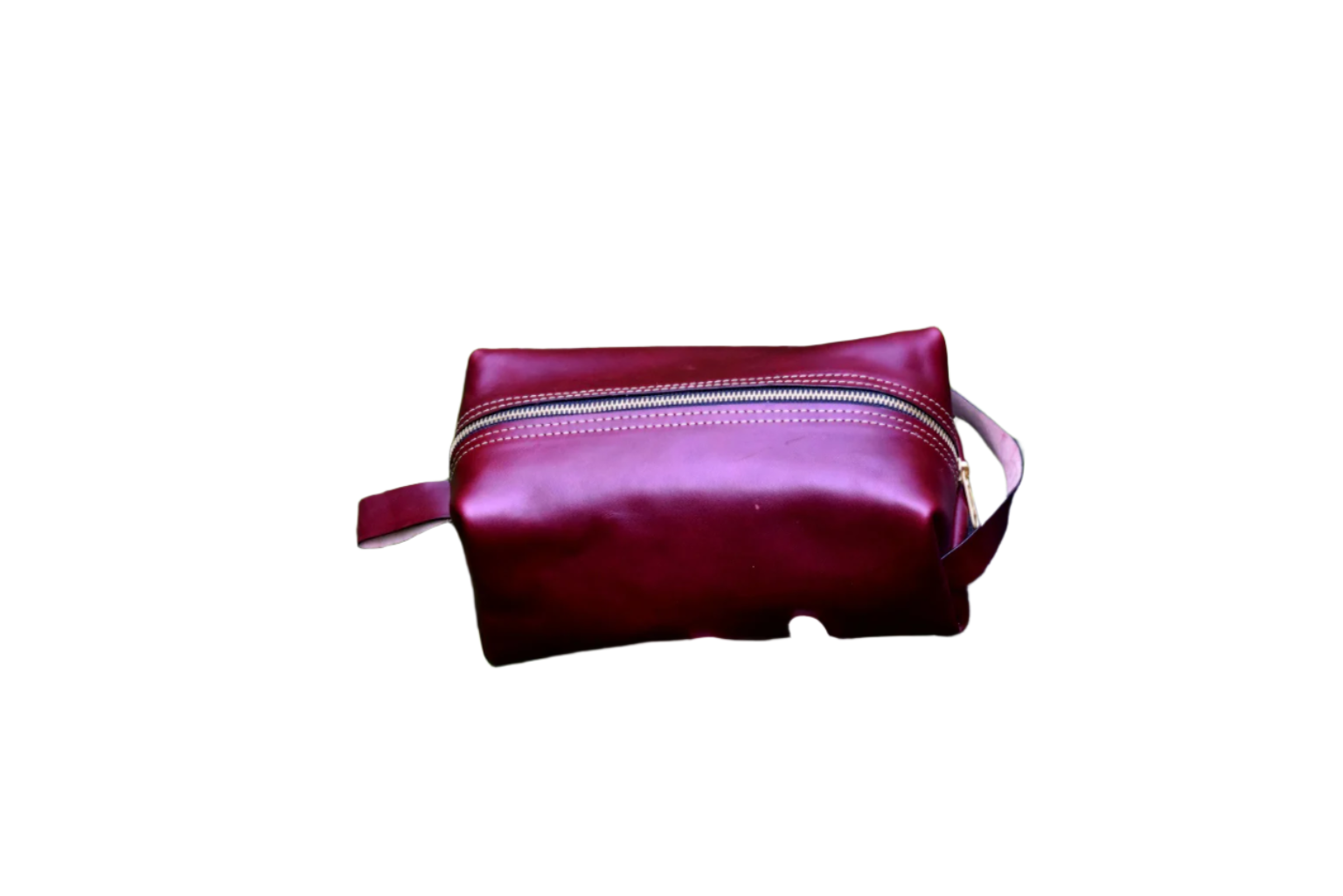 Handcrafted Leather Toiletry & Makeup Bag | Durable & Stylish for Travel