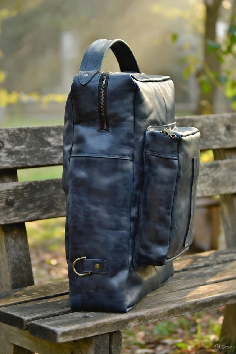 dawson backpack navy offset stripe veggie tan leather Handmade Full Grain – Medium – Veg-Tan – Made in USA Its crafted from leather Anderson: Alabama bass-fishing rig cable Style:LT4000D