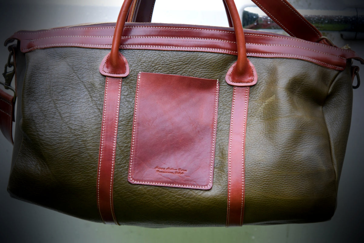 Special Olive Harness Med Brown Duffle